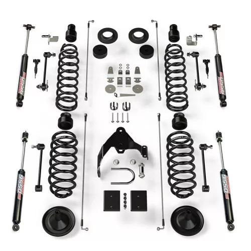TeraFlex VSS 9550 Suspension kit with shock absorbers VSS 9550 Twin-Tube Lift 4" - Jeep Wrangler JK 2 Door 07-18