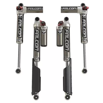   Shocks set TeraFlex Falcon Series SP2 3.3 Fast Adjust Piggyback Lift 3,5-4,5" Petrol - Gladiator JT 20 ->