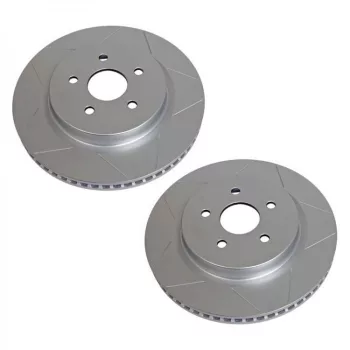 TeraFlex Front vented & slotted rotors 5x5