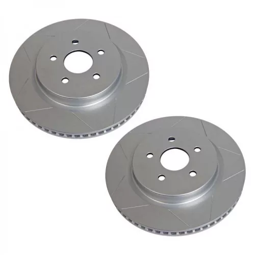 TeraFlex Front vented & slotted rotors 5x5