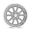 Alloy Wheel 17x7 ET1 5x114.3 U111 Rambler Matte GUN Metal Machined US Mags