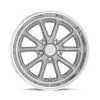   Alloy Wheel 17x8 ET1 5x127 U111 Rambler Matte GUN Metal Machined US Mags