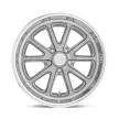 Alloy Wheel 17x8 ET1 5x127 U111 Rambler Matte GUN Metal Machined US Mags