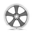 Alloy Wheel 15x8 ET-18 5x114.3 VN215 Classic Torq Thrust II MAG Gray W/ Machined LIP American Racing