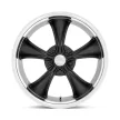 Alloy Wheel 18x8 ET2 5x114.3 VN338 Boss TT Textured Black W/ Diamond CUT LIP American Racing