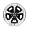   Alloy Wheel 17x7 ET0 5x114.3 VN501 500 Mono Cast Gloss Black Machined American Racing