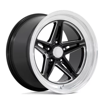   Alloy Wheel 18x8 ET0 5x114.3 VN514 Groove Gloss Black W/ Diamond CUT LIP American Racing