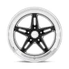   Alloy Wheel 18x8 ET0 5x114.3 VN514 Groove Gloss Black W/ Diamond CUT LIP American Racing