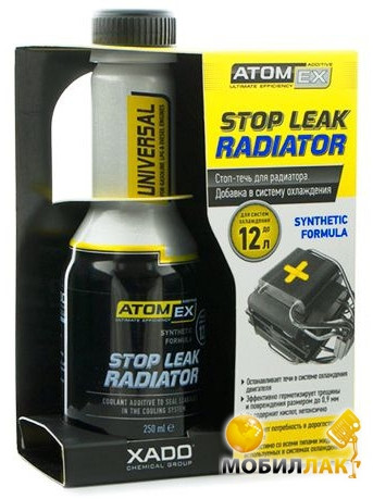XADO Atomex Stop-leak radiator - 250 ml