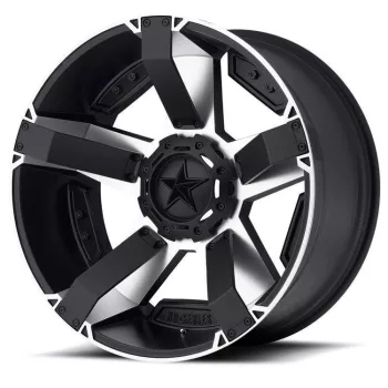   Alloy Wheel 17x8 ET10 5x127/5x139.7 XD811 Rockstar II Matte Black Machined XD Series