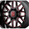   Alloy Wheel 20x9 ET18 6x139,7 XD820 Grenade Satin Black Milled/Red Clear Coat XD Series