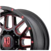   Alloy Wheel 20x9 ET18 6x139,7 XD820 Grenade Satin Black Milled/Red Clear Coat XD Series