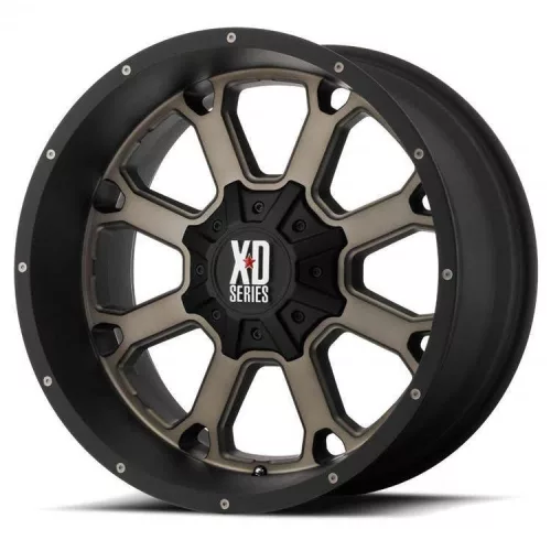 Alloy Wheel 20x10 ET-24 5x127/5x139.7 XD825 Buck Matte Bronze/Dark Lip XD Series