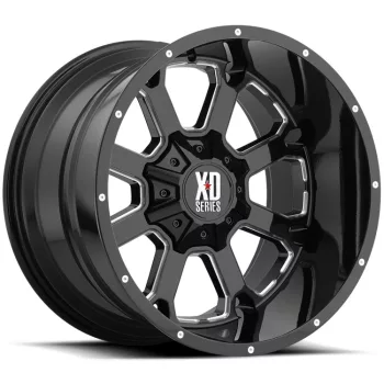   Alloy Wheel 22x10 ET-18 6x135/6x139,7 XD825 Buck 25 Gloss Black Milled XD Series