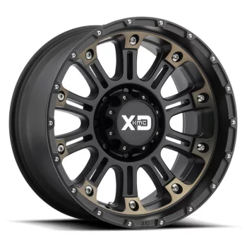  Alloy Wheel 20x9 ET-12 5x127 XD829 Hoss II Satin Black Mach W/ Dark Tint XD Series