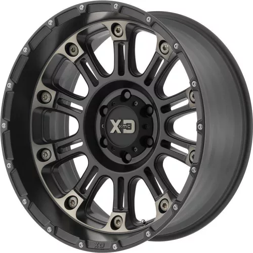 Alloy Wheel 20x9 ET18 6x139,7 XD829 Hoss II Satin Black/Machined Dark Tint XD Series