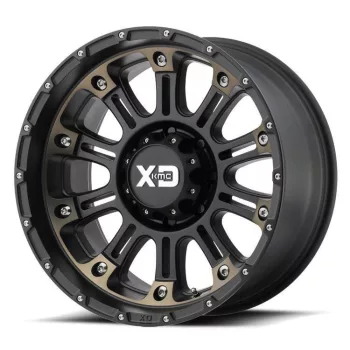   Alloy Wheel 17x9 ET18 6x135  XD829 Hoss II Satin Black/Machined Dark Tint XD Series