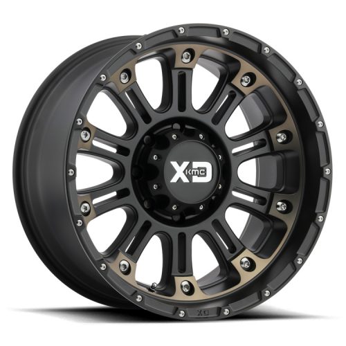 Alloy Wheel 18x9 ET18 6x139,7 XD829 Hoss II Satin Black Mach W/ Dark Tint XD Series