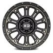 Alloy Wheel 18x9 ET18 8x165.1 XD829 Hoss II Satin Black/Machined Dark Tint XD Series
