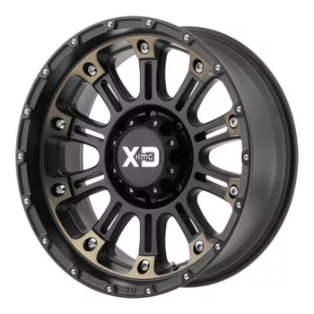   Alloy Wheel 18x9 ET18 8x170 XD829 Hoss II Satin Black/Machined Dark Tint XD Series