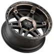 Alloy Wheel 20x9 ET0 5x127 XD840 Spy II Satin Black/Dark Tint XD Series