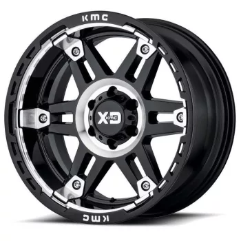   Alloy Wheel 17x8 ET18 6x139,7 XD840 Spy II Gloss Black Machined XD Series