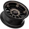   Alloy Wheel 17x8 ET18 6x139,7 XD840 Spy II Satin Black/Dark Tint XD Series