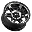 Alloy Wheel 17x9 ET-12 5x127 XD840 Spy II Gloss Black Machined XD Series