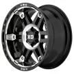 Alloy Wheel 17x9 ET-12 5x127 XD840 Spy II Gloss Black Machined XD Series