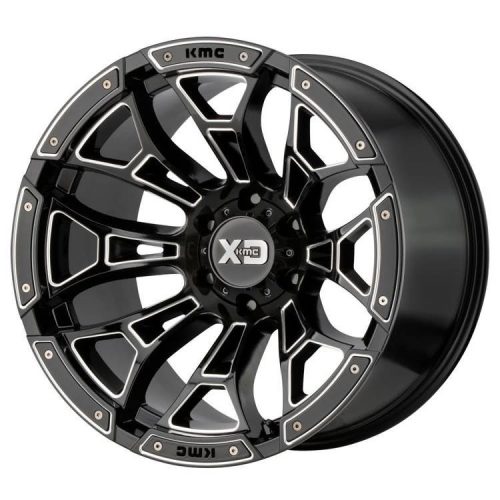 Alloy Wheel 20x9 ET0 6x139,7 XD841 Boneyard Gloss Black Milled XD Series