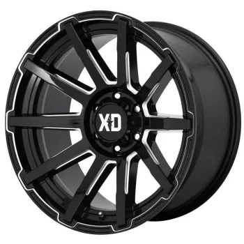   Alloy Wheel 22x10 ET-18 6x139,7 XD847 Outbreak Gloss Black Milled XD Series
