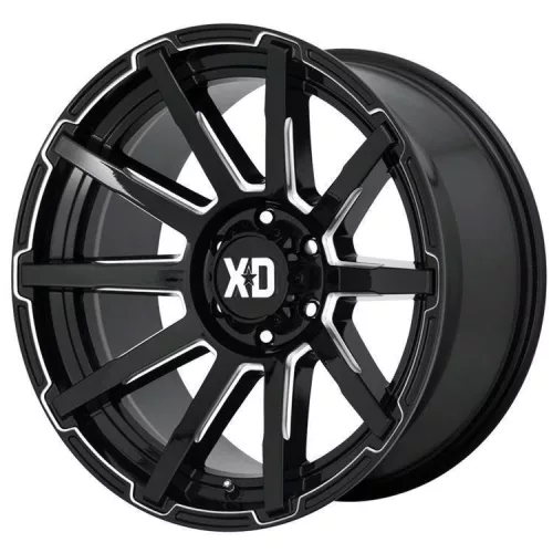 Alloy Wheel 22x10 ET-18 6x139,7 XD847 Outbreak Gloss Black Milled XD Series