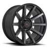   Alloy Wheel 22x10 ET-18 8x165.1 XD847 Outbreak Satin Black W/ Gray Tint XD Series
