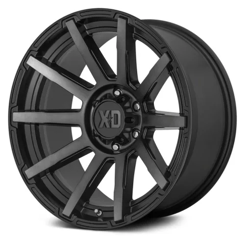 Alloy Wheel 20x9 ET0 5x127 XD847 Outbrake Satin Black/Gray Tint XD Series