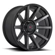 Alloy Wheel 20x9 ET18 5x127 XD847 Outbreak Satin Black W/ Gray Tint XD Series