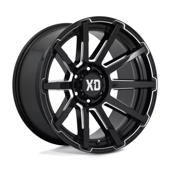   Alloy Wheel 20x9 ET30 6x114.3 XD847 Outbreak Gloss Black Milled XD Series