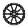   Alloy Wheel 20x9 ET30 6x114.3 XD847 Outbreak Gloss Black Milled XD Series
