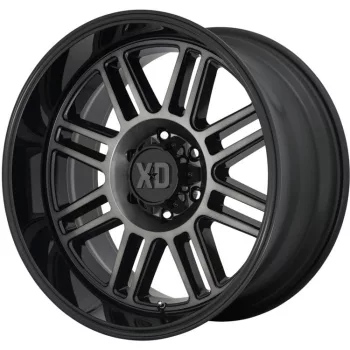   Alloy Wheel 20x9 ET0 5x127 XD850 Cage Gloss Black/Gray Tint XD Series
