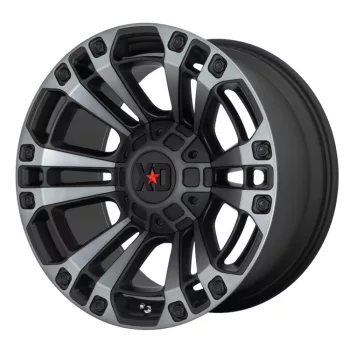   Alloy Wheel 20x9 ET18 6x139,7/6x135 XD851 Monster Satin Black/Gray Tint XD Series