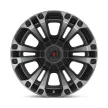 Alloy Wheel 20x9 ET18 5x139.7/5x150 XD851 Monster 3 Satin Black W/ Gray Tint XD Series