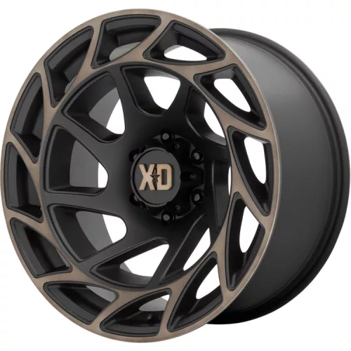 Alloy Wheel 20x9 ET0 5x127 XD860 Onslaught Satin Black/Bronze Tint XD Series