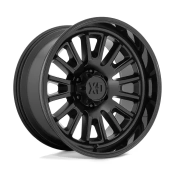   Alloy Wheel 20x9 ET18 5x127 XD864 Rover Satin Black W/ Gloss Black LIP XD Series
