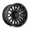 Alloy Wheel 20x9 ET18 6x139,7 XD864 Rover Satin Black W/ Gloss Black LIP XD Series
