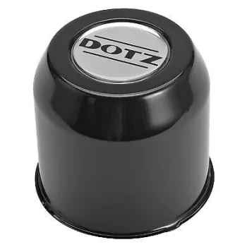   DOTZ closed stainless steel hub cap for wheel - black - 103mm