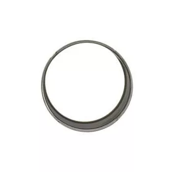 DOTZ open stainless steel hub cap for wheel - silver 103mm