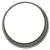 DOTZ open stainless steel hub cap for wheel - silver 103mm